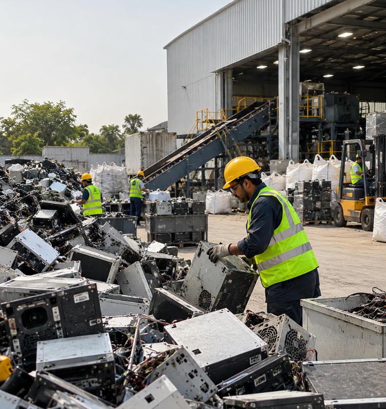 E waste management by rewasto recycling